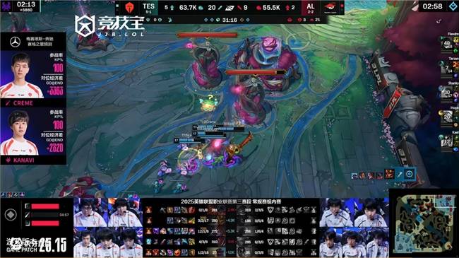 LOL-LPL：TES三局力克AL