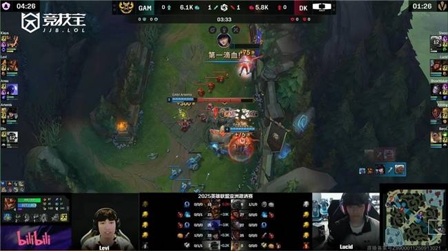 LOL-亚洲邀请赛：DK击败GAM