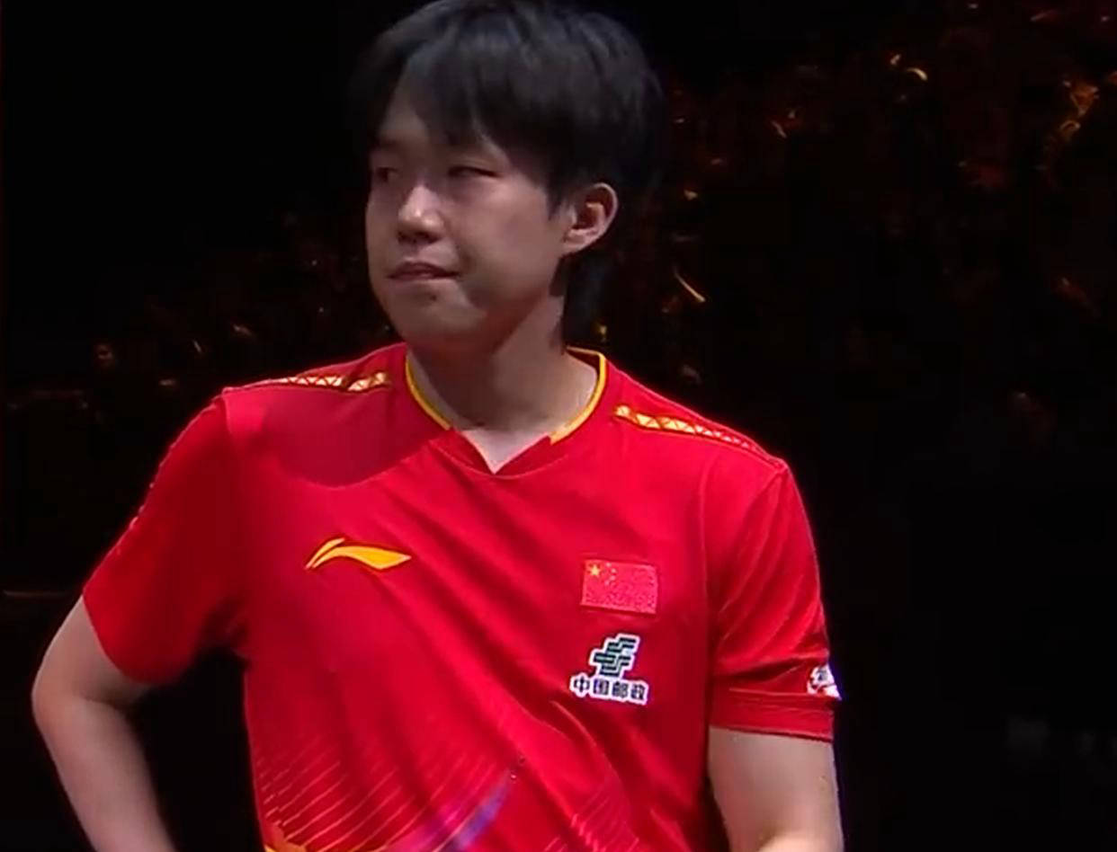 王楚(chǔ)钦林诗栋男双夺冠赛后采访